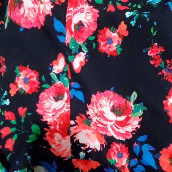 Dark floral print sleeveless Dress Sm/Med NWOT - Picture 7 of 7